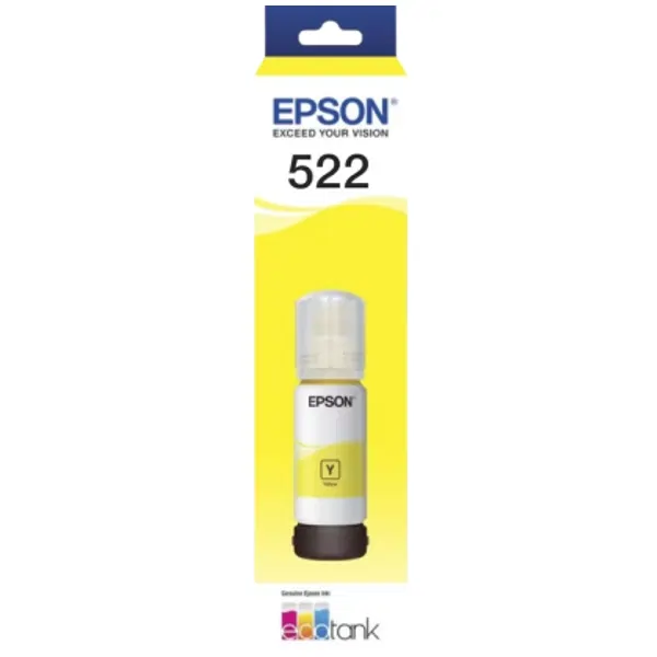 Epson T522 Yellow EcoTank Ink Bottle C13T00M492