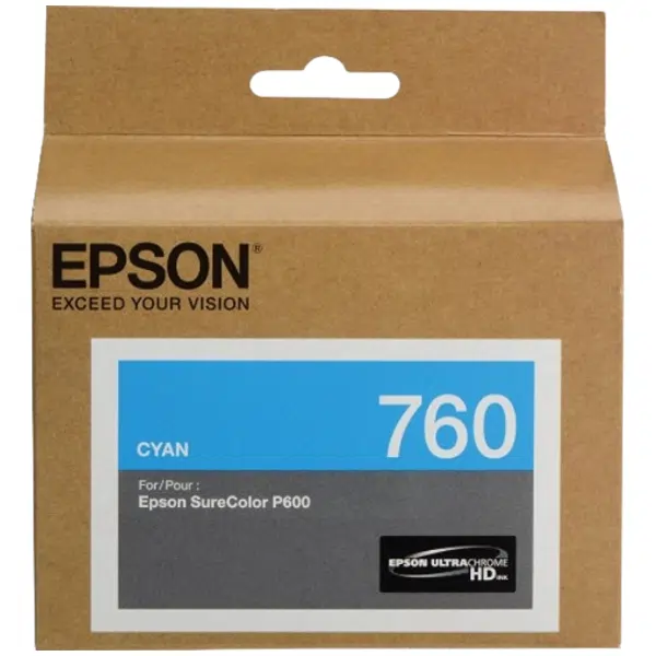 Epson 760 Cyan Ink Cartridge C13T760200