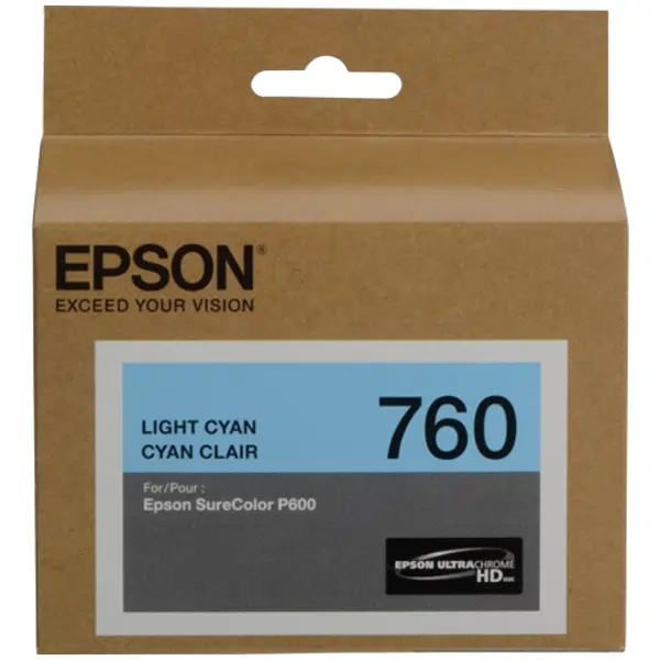 Epson 760 Light Cyan Ink Cartridge C13T760500