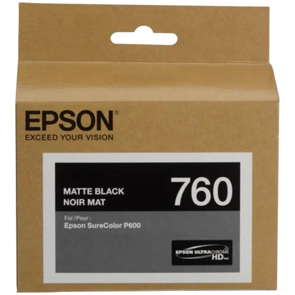 Epson 760 Matte Black Ink Cartridge C13T760800