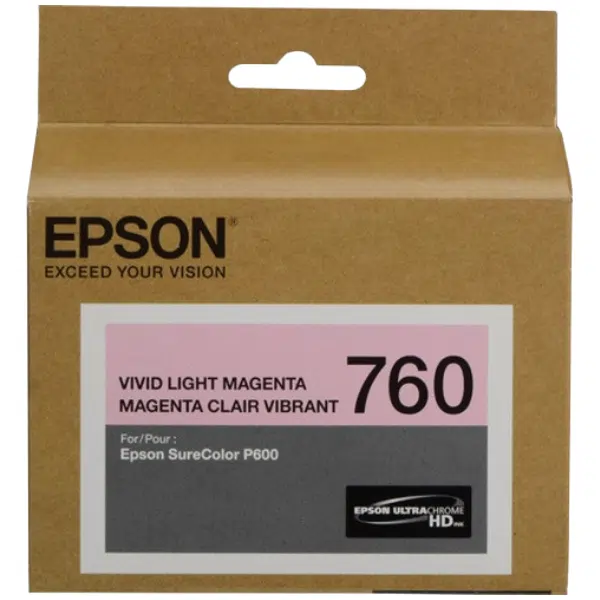 Epson 760 Vivid Light Magenta Ink Cartridge C13T760600