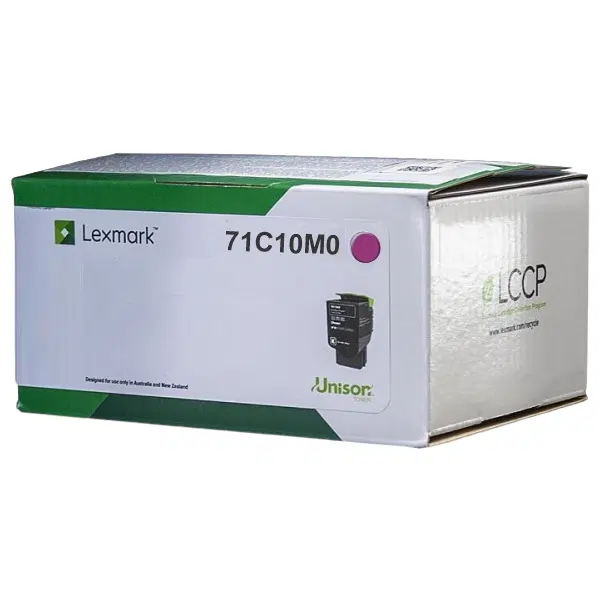 Lexmark 71C10M0 Magenta Toner Cartridge 71C10M0