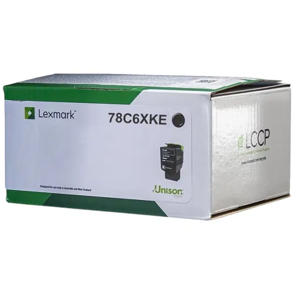 Lexmark 78C6XKE Extra High Yield Black Toner Cartridge 78C6XKE