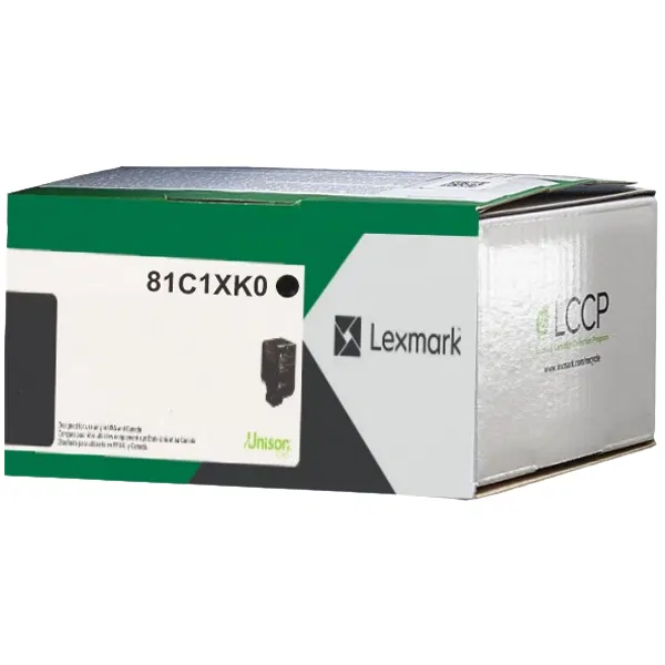 Lexmark 81C1XK0 Extra High Yield Black Toner Cartridge 81C1XK0