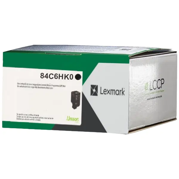 Lexmark 84C6HK0 High Yield Black Toner Cartridge 84C6HK0