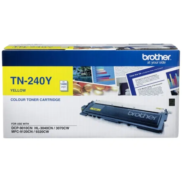 Brother TN240 Yellow Toner Cartridge TN-240Y