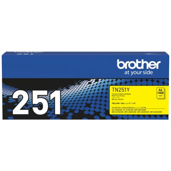 Brother TN251 Yellow Toner Cartridge TN-251Y