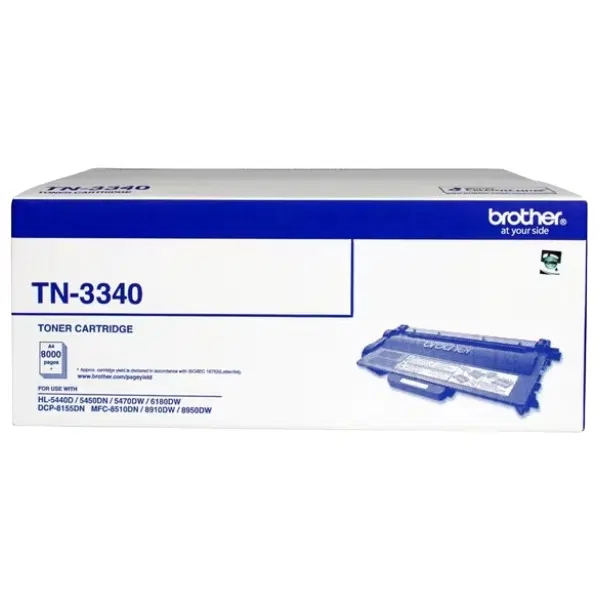 Brother TN3340 Black Toner Cartridge TN-3340