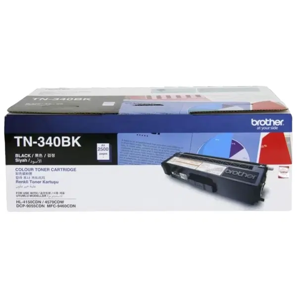 Brother TN340 Black Toner Cartridge TN-340BK