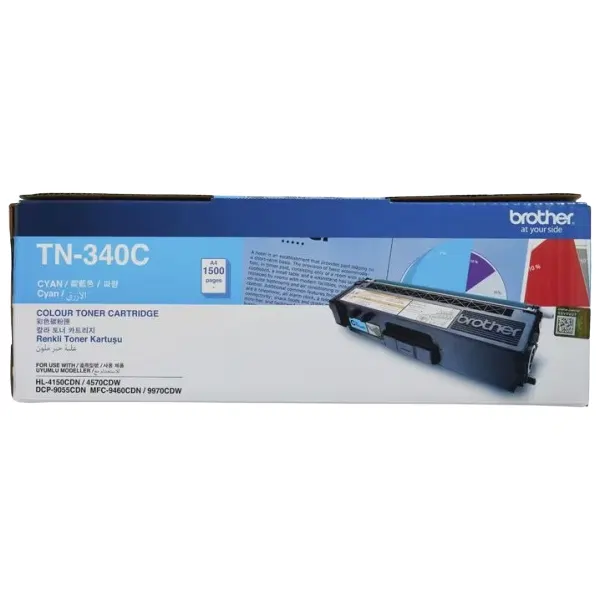 Brother TN340 Cyan Toner Cartridge TN-340C