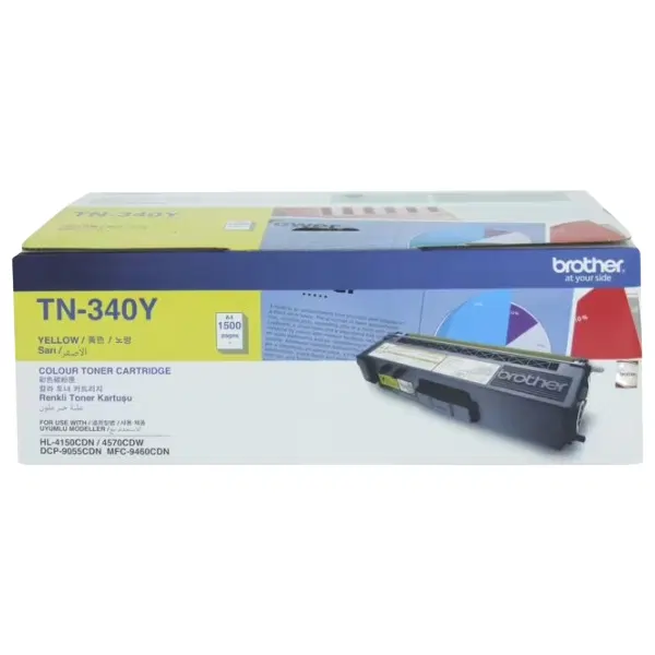 Brother TN340 Yellow Toner Cartridge TN-340Y