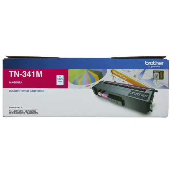 Brother TN341 Magenta Toner Cartridge TN-341M