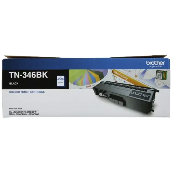 Brother TN346 Black Toner Cartridge TN-346BK