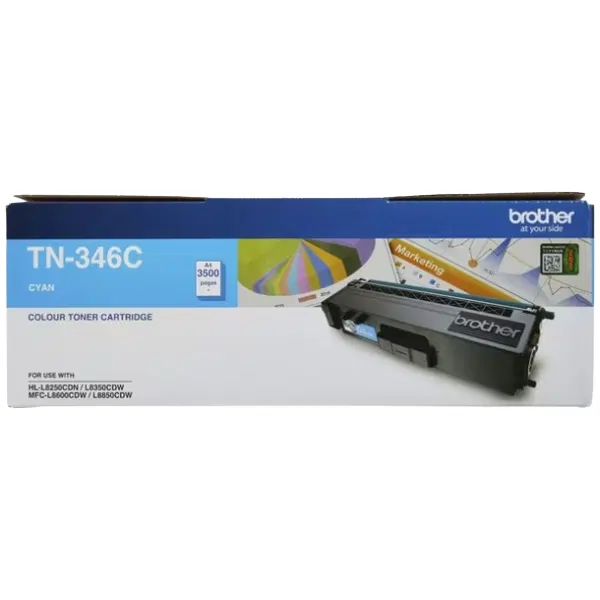 Brother TN346 Cyan Toner Cartridge TN-346C