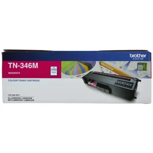 Brother TN346 Magenta Toner Cartridge TN-346M