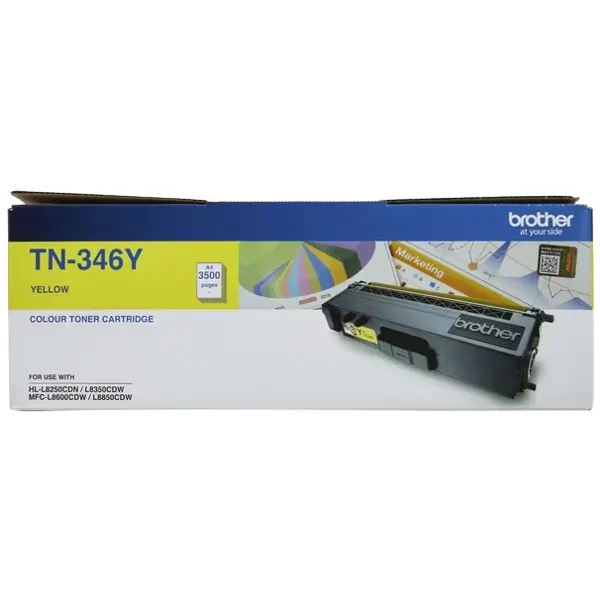 Brother TN346 Yellow Toner Cartridge TN-346Y