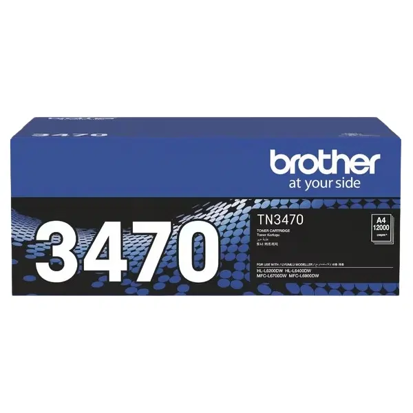 Brother TN3470 Black Toner Cartridge TN-3470