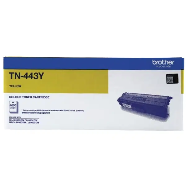 Brother TN443 Yellow Toner Cartridge TN-443Y