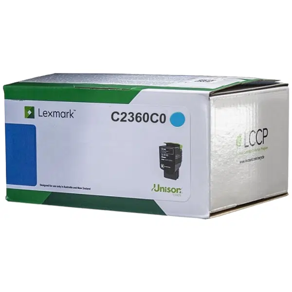 Lexmark C2360C0 Cyan Toner Cartridge C2360C0