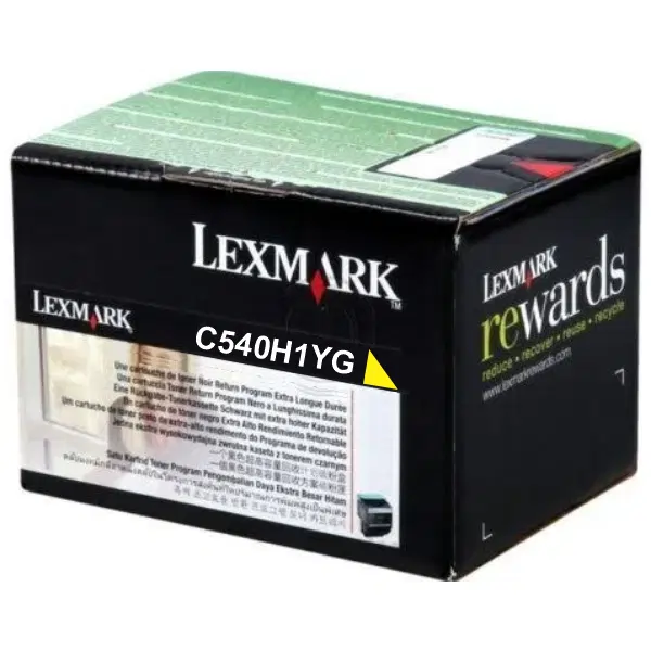 Lexmark C540H1YG Yellow Toner Cartridge C540H1YG