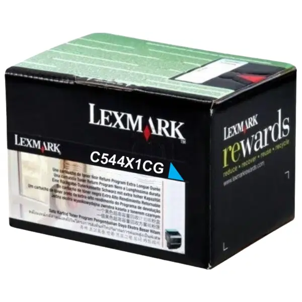 Lexmark C544X1CG Cyan Toner Cartridge C544X1CG