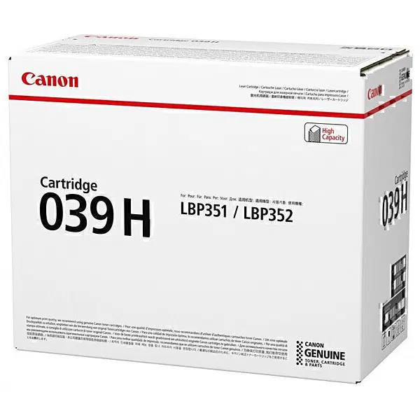 Canon CART039II Black High Yield Toner Cartridge