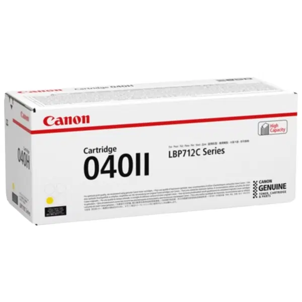 Canon CART040 Yellow High Yield Toner Cartridge CART040YII