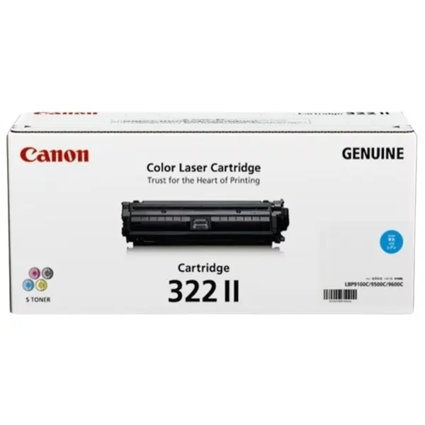 Canon CART322 Cyan High Yield Toner Cartridge CART322CII