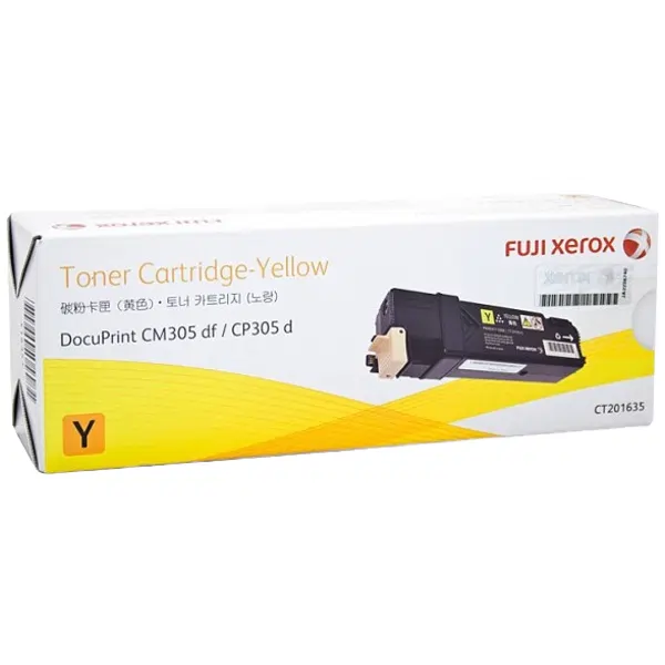 Fuji Xerox CT201635 Yellow Toner Cartridge CT201635