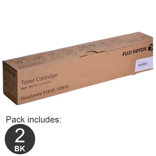 2 x Fuji Xerox CT201911 Black Toner Cartridge CT201911