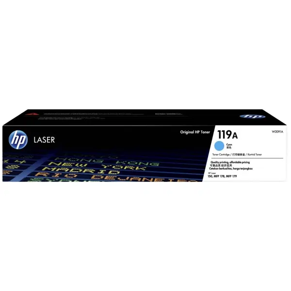 HP #119A Cyan Toner Cartridge W2091A