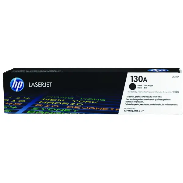 HP #130A Black Toner Cartridge CF350A