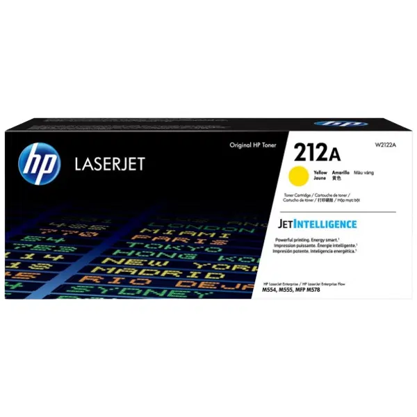 HP #212A Yellow Toner Cartridge W2122A