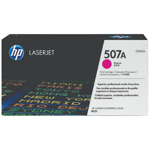 HP #507A Magenta Toner Cartridge CE403A