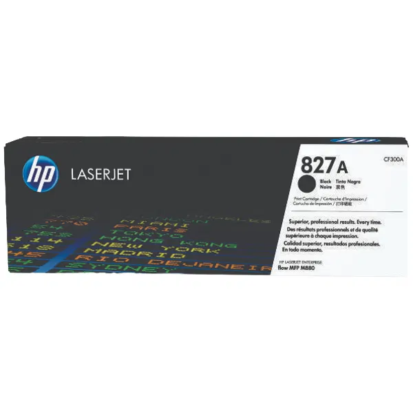 HP #827A Black Toner Cartridge CF300A