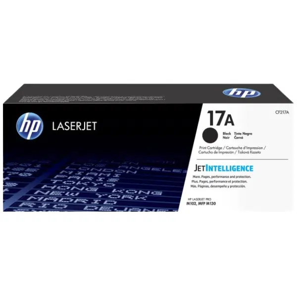 HP #17A Black Toner Cartridge CF217A