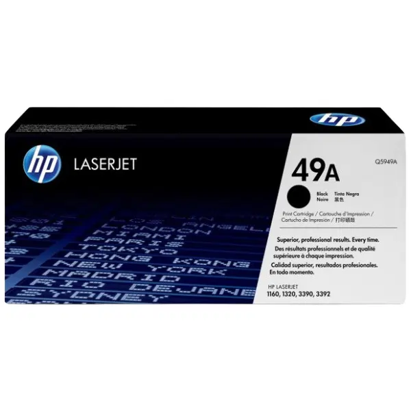 HP #49A Black Toner Cartridge Q5949A