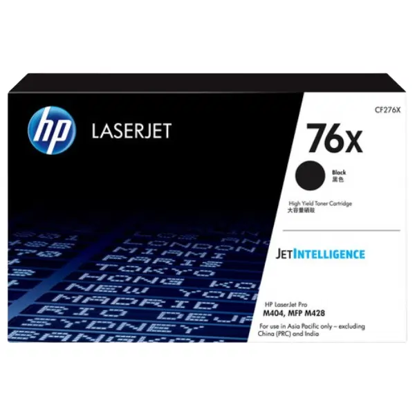 HP #76X Black Toner Cartridge CF276X