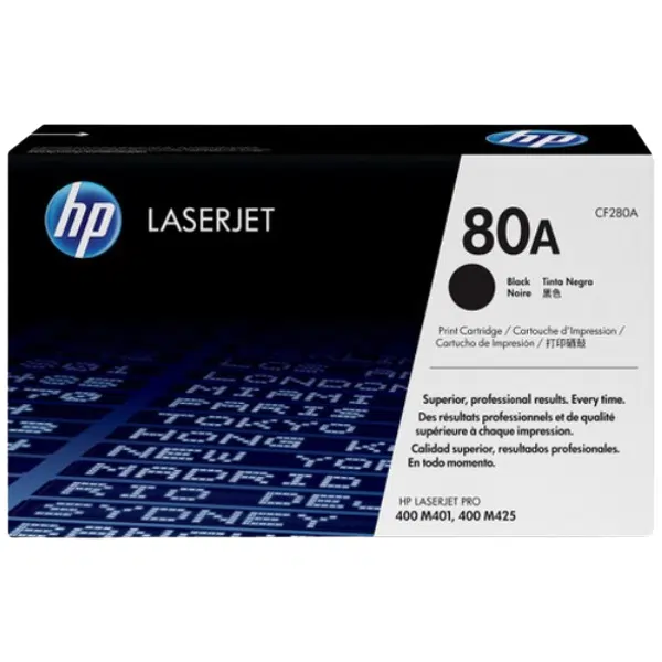 HP #80A Black Toner Cartridge CF280A