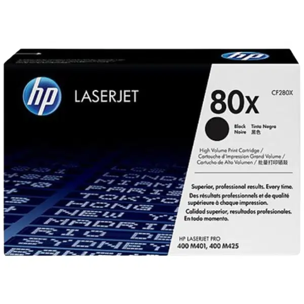 HP #80X Black Toner Cartridge CF280X