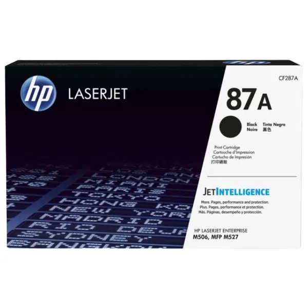 HP #87A Black Toner Cartridge CF287A