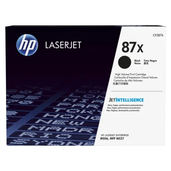 HP #87X Black Toner Cartridge CF287X