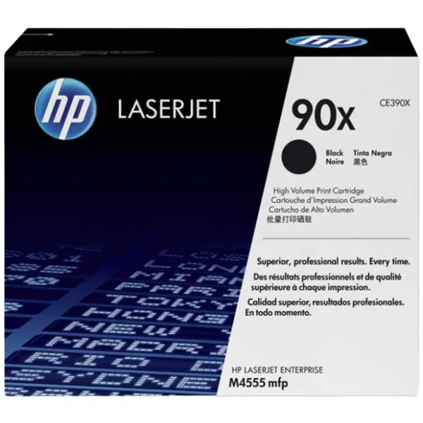 HP #90X Black Toner Cartridge CE390X