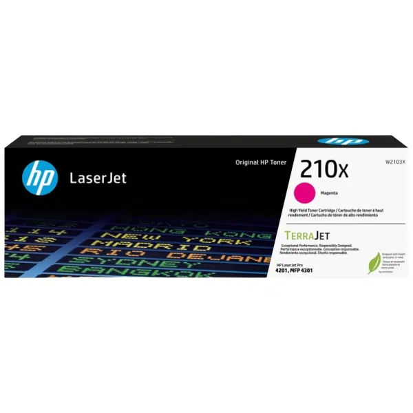 HP #210X Magenta Toner Cartridge W2103X
