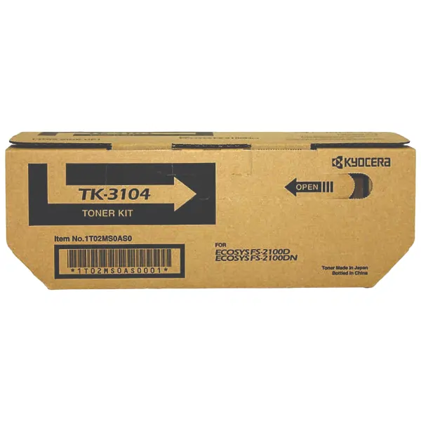 Kyocera TK3104 Black Toner Cartridge TK-3104