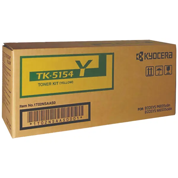 Kyocera TK5154 Yellow Toner Cartridge TK-5154Y