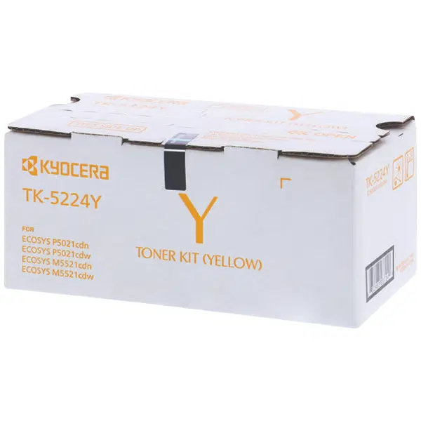 Kyocera TK5224 Yellow Toner Cartridge TK-5224Y