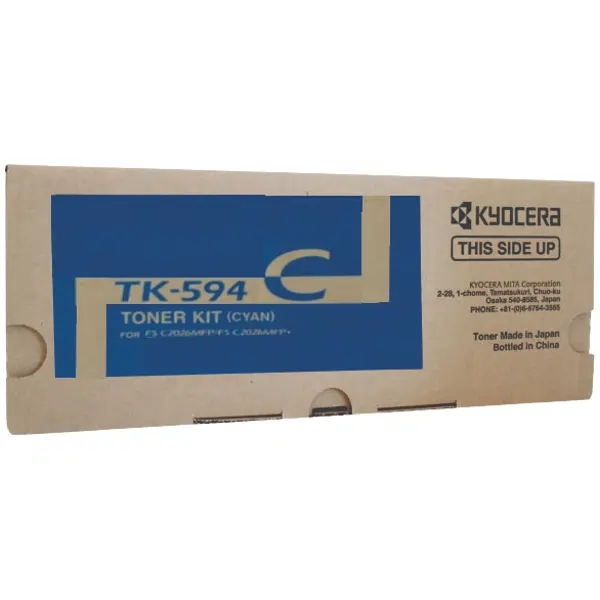 Kyocera TK594 Cyan Toner Cartridge TK-594C