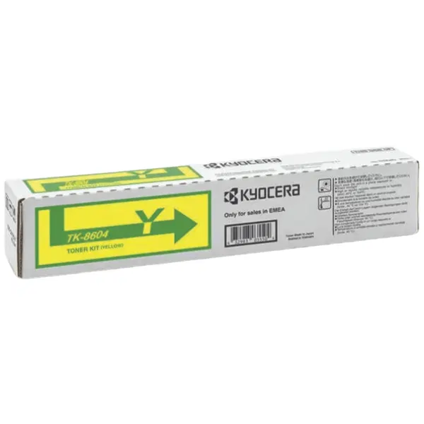 Kyocera TK8604 Yellow Toner Cartridge TK-8604Y