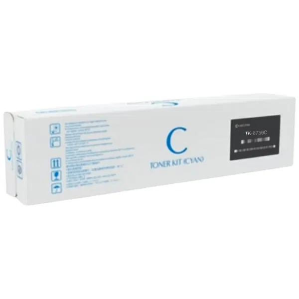 Kyocera TK8739C Cyan Toner Cartridge TK-8739C